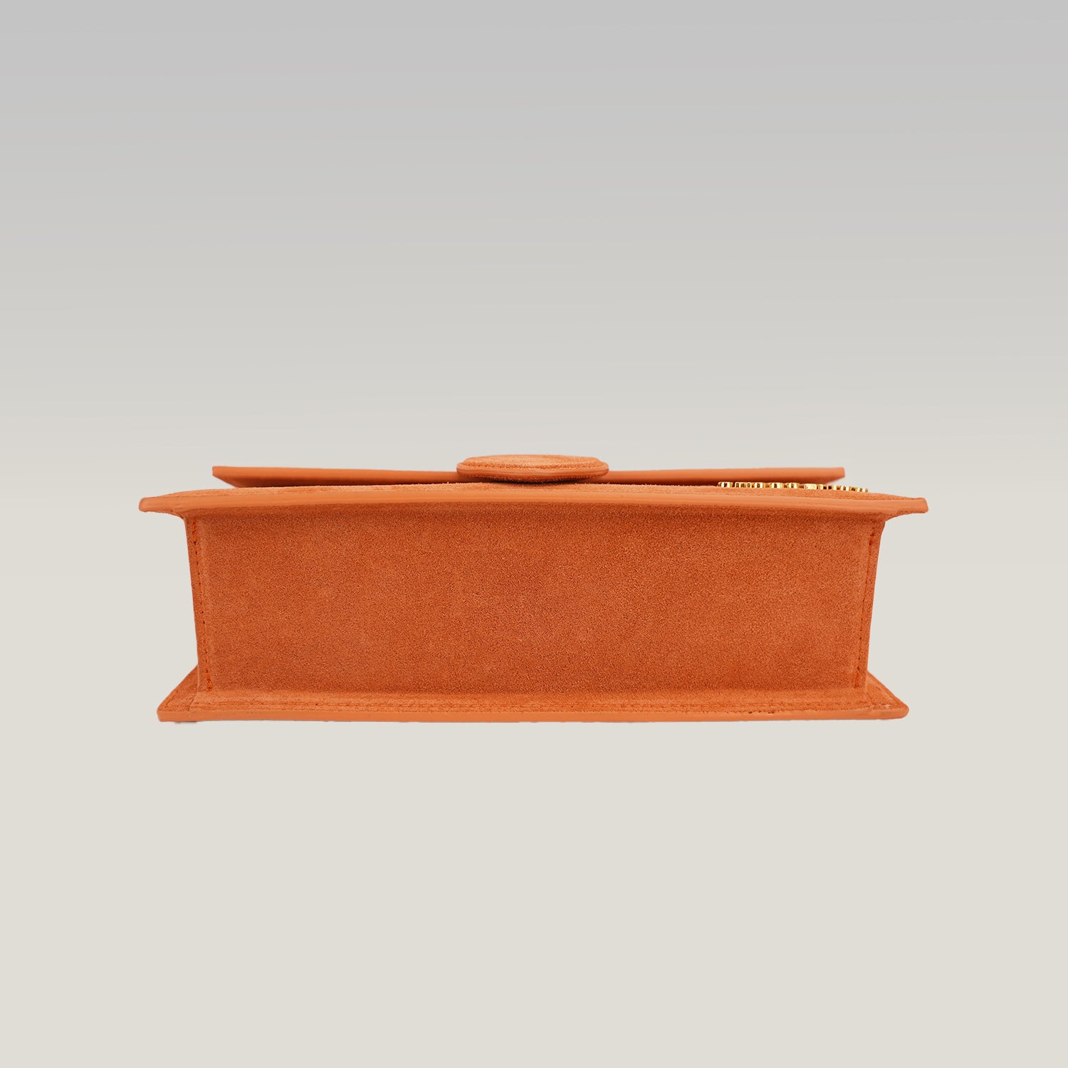 Jacquemus Borsa a Mano in Camoscio Arancione