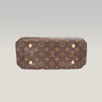 Louis Vuitton Montaigne BB Monogram Handbag Brown Coated Canvas & Leather Top Handle Shoulder Bag