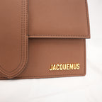 Jacquemus Borsa a Mano in Camoscio Marrone