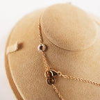 Bvlgari B.zero1 Collana con Pendente in Oro Rosa 18K e Ceramica Nera