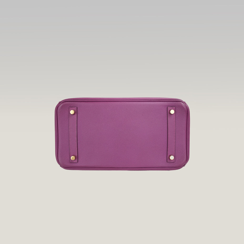 Hermès Birkin 30 Anemone in Pelle Epsom con Hardware Dorato