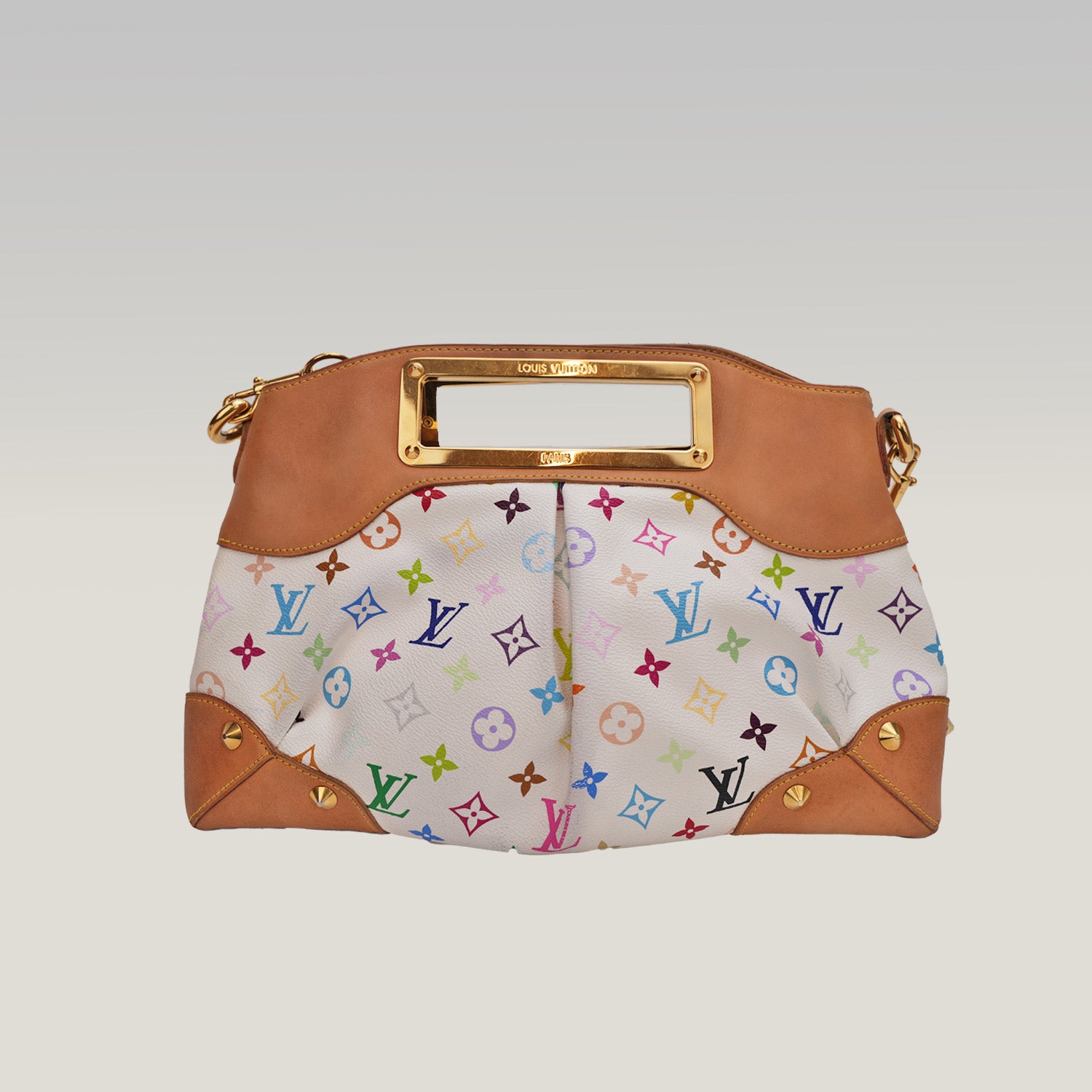 Louis Vuitton Judy – borsa a spalla Monogram Multicolore bianco