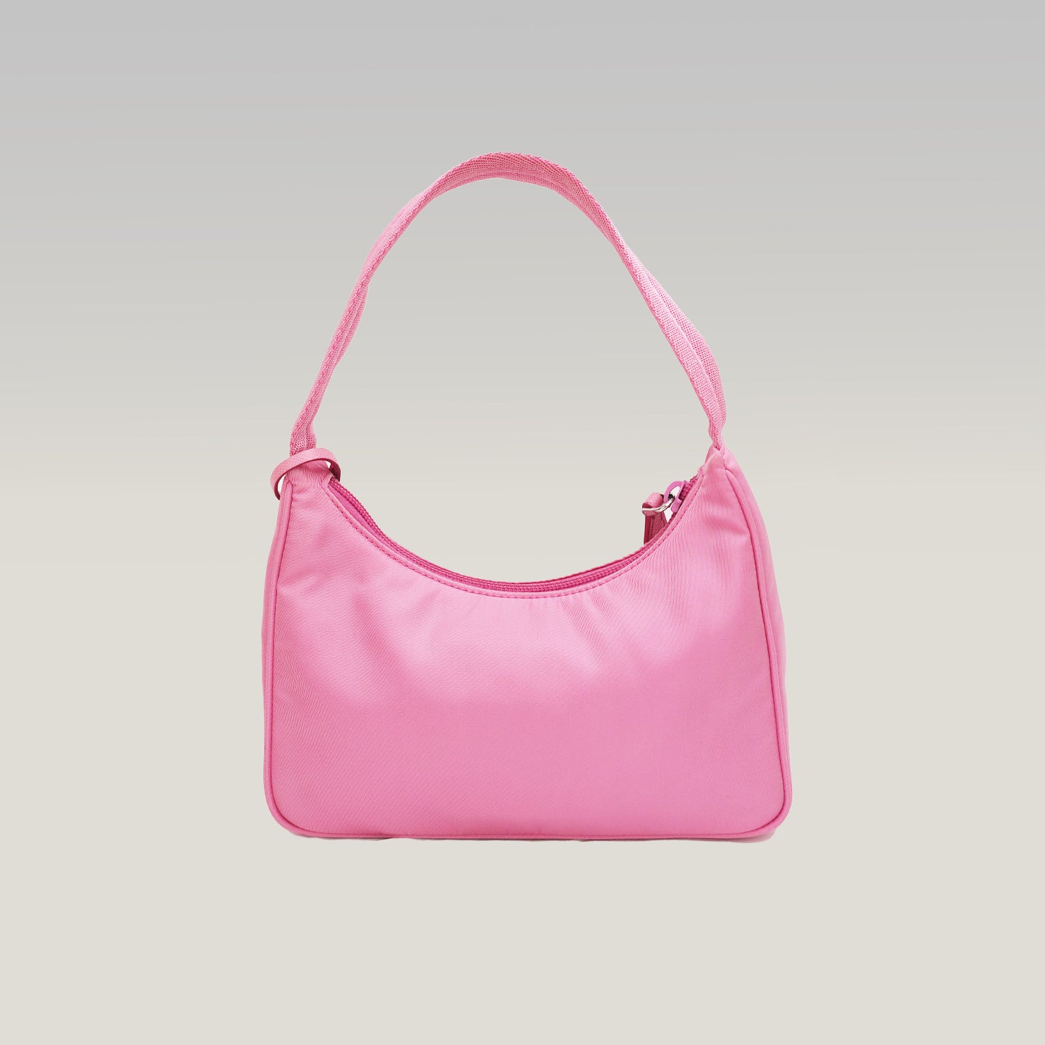 Prada Hobo rosa scuro – borsa a spalla / sottobraccio
