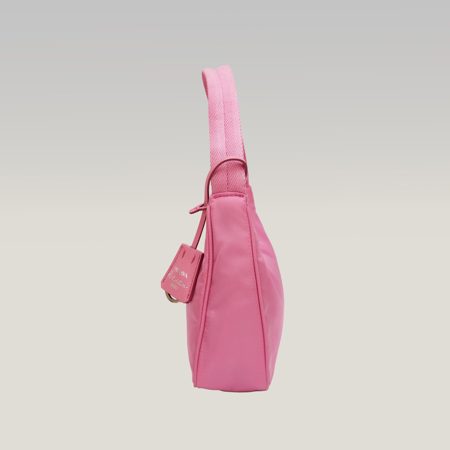 Prada Hobo rosa scuro – borsa a spalla / sottobraccio