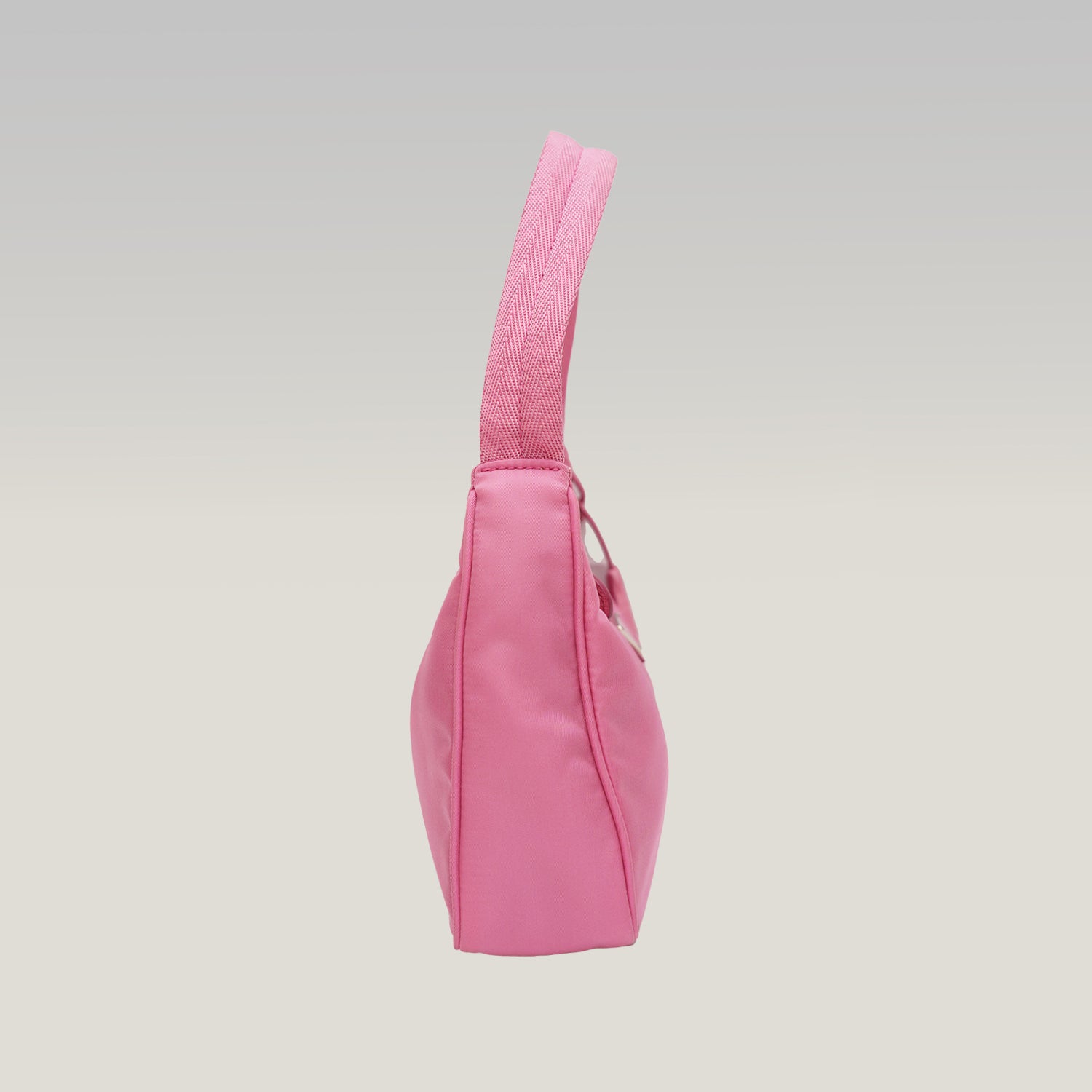 Prada Hobo rosa scuro – borsa a spalla / sottobraccio