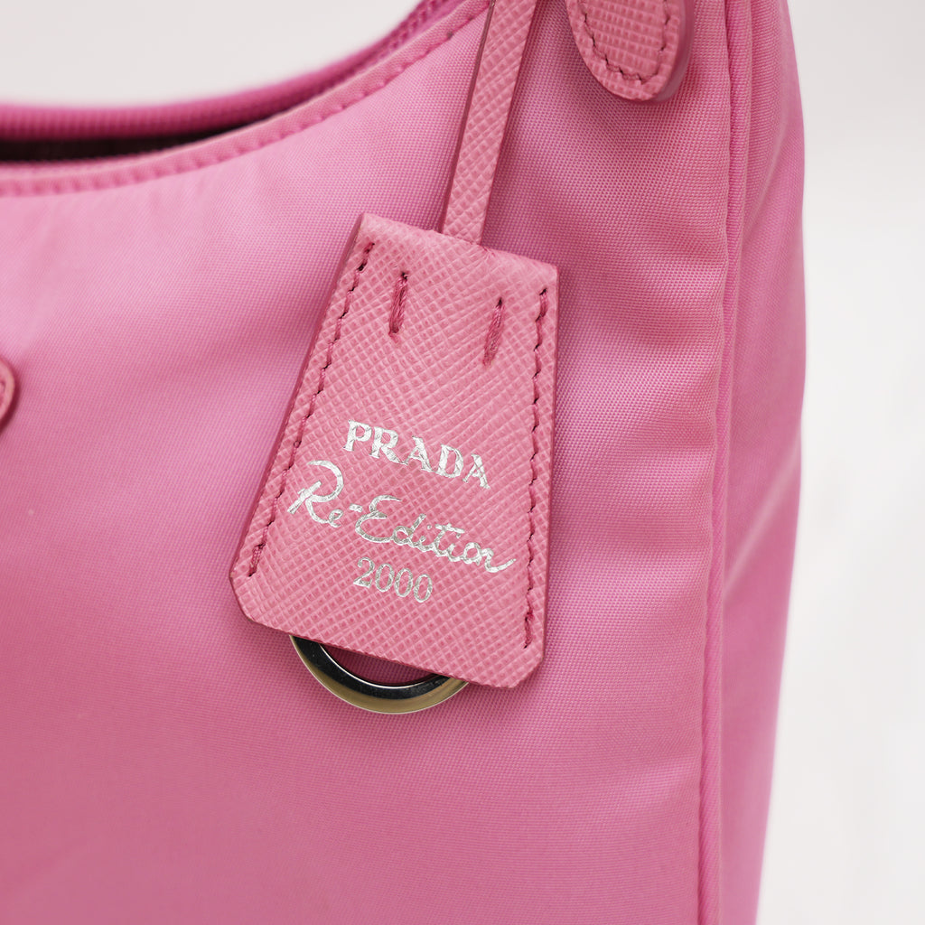Prada Hobo dark pink – shoulder bag / underarm bag 