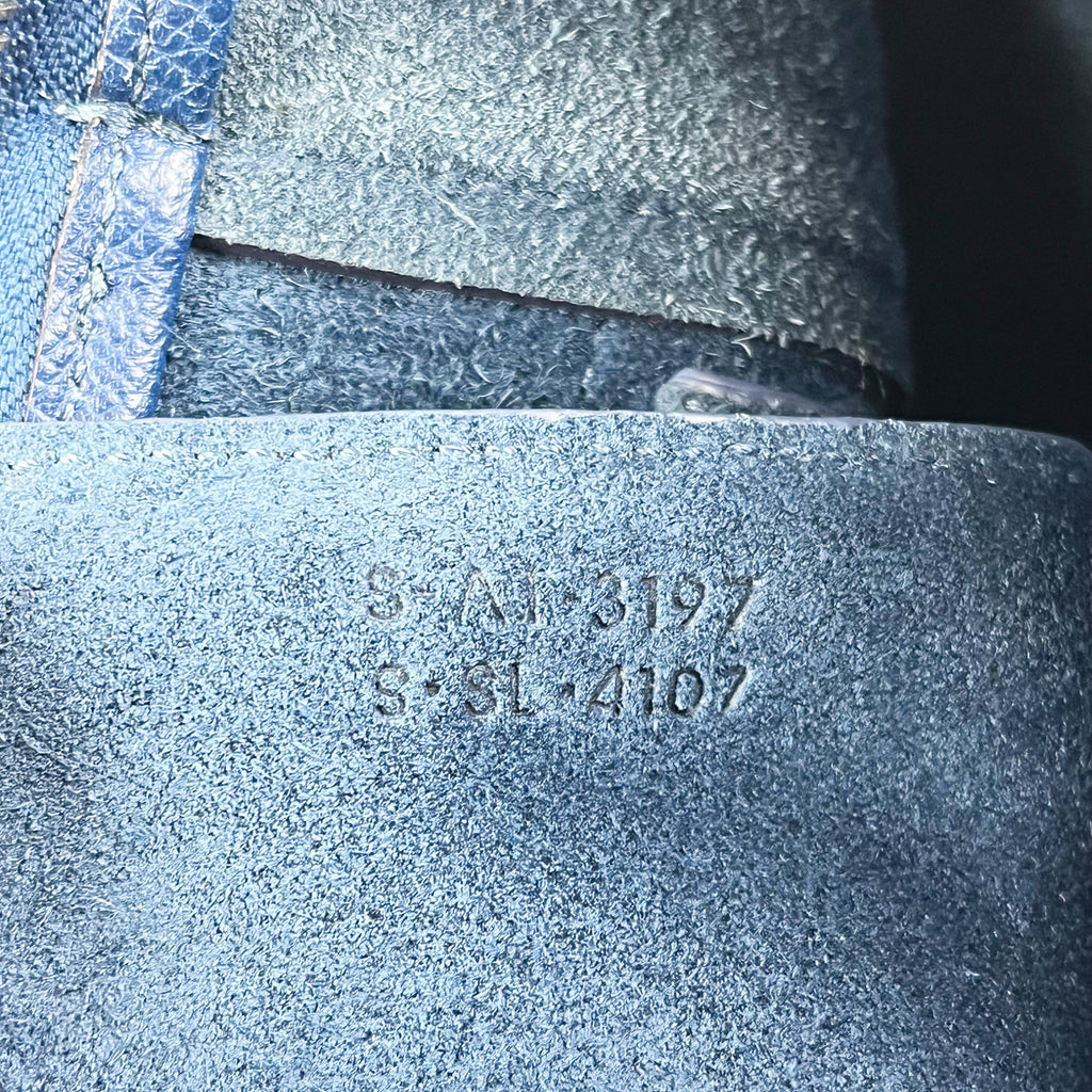 Celine Belt Bag in Pelle Blu Borsa a Mano con Tracolla