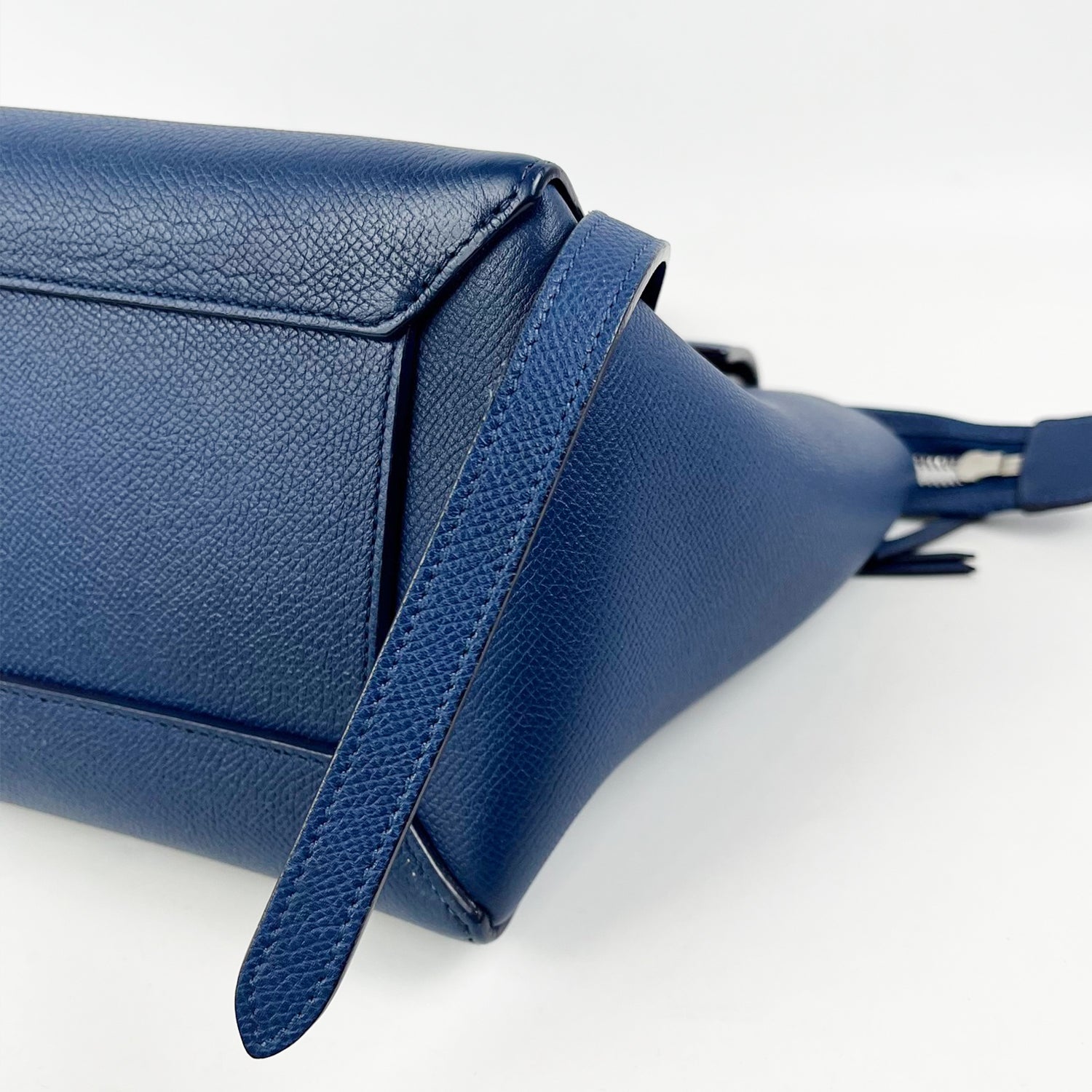 Celine Belt Bag in Pelle Blu Borsa a Mano con Tracolla