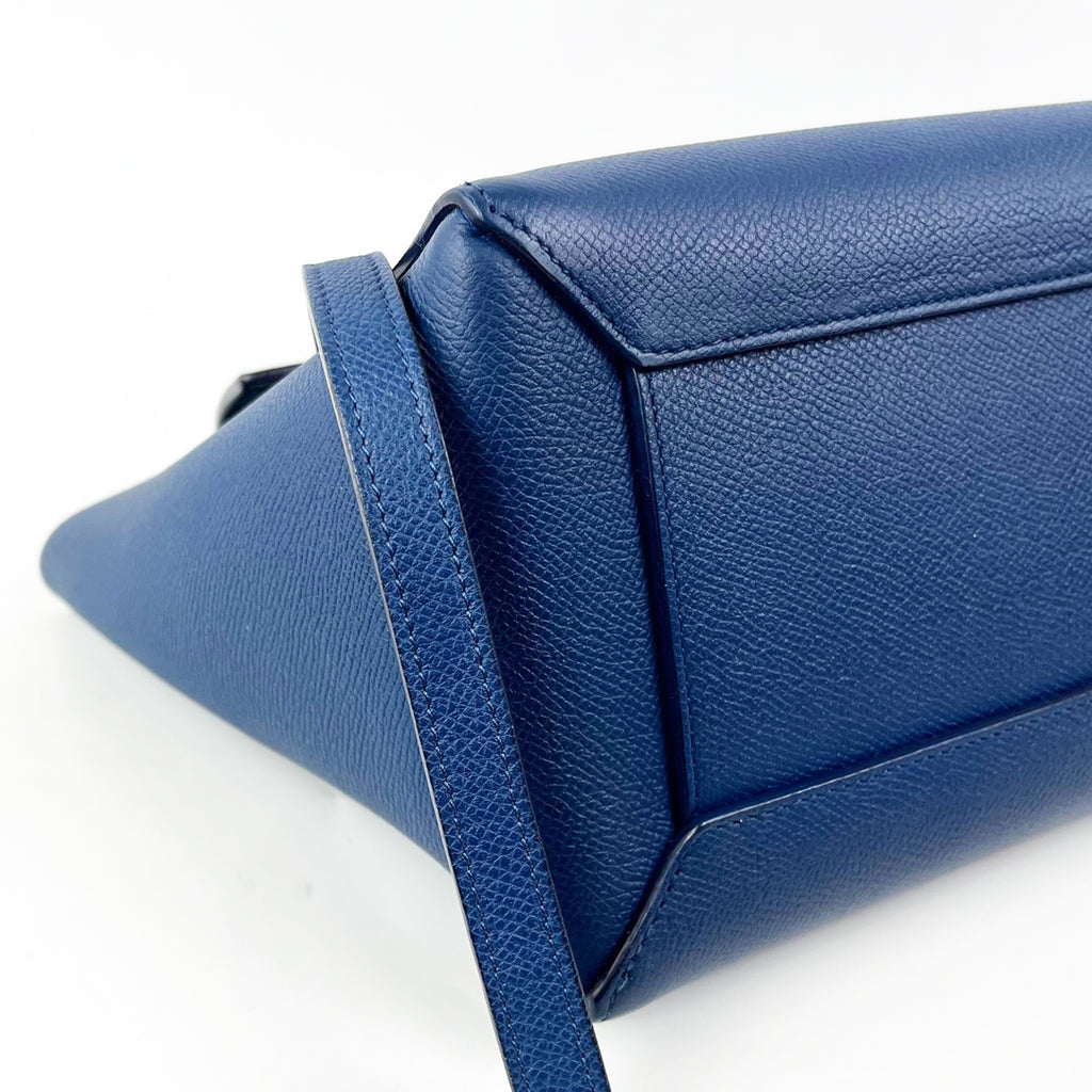 Celine Belt Bag in Pelle Blu Borsa a Mano con Tracolla