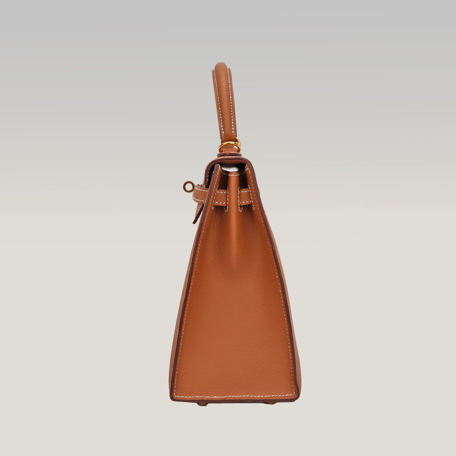 Hermès Kelly 25-Color Gold Con Hardware Dorato