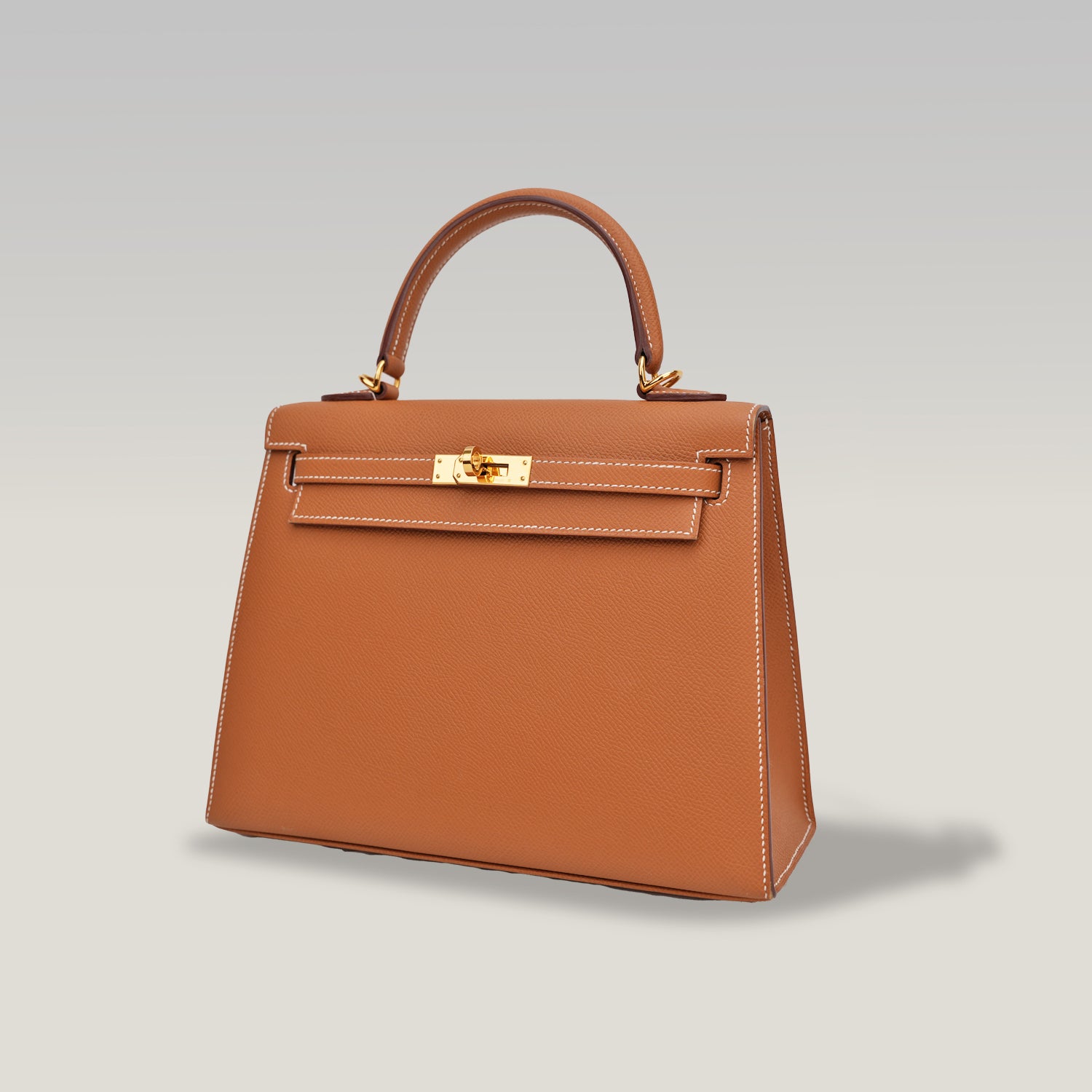 Hermès Kelly 25-Color Gold Con Hardware Dorato