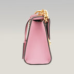 Gucci Padlock shoulder bag in pelle rosa con catena dorata