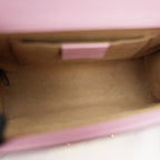 Gucci Padlock shoulder bag in pelle rosa con catena dorata