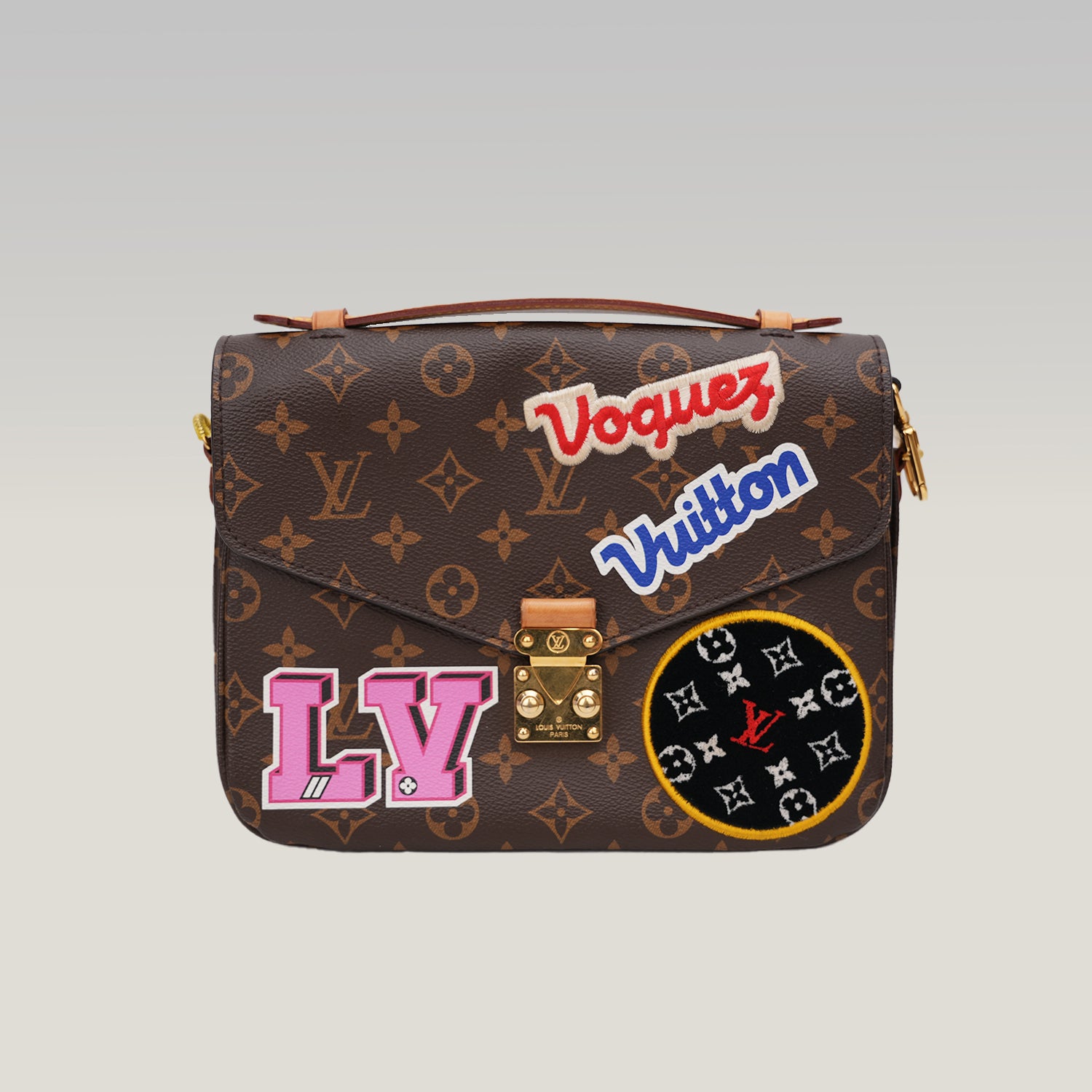 Louis Vuitton Metis Pochette Monogram Limited Edition con Patch Multicolor