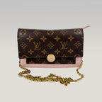 Louis Vuitton Borsa a Catena Piccola Monogram con Dettaglio Fiore Rosa