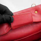 Balenciaga Borsa City in Pelle Rossa con Borchie Argento