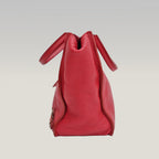 Balenciaga Borsa City in Pelle Rossa con Borchie Argento