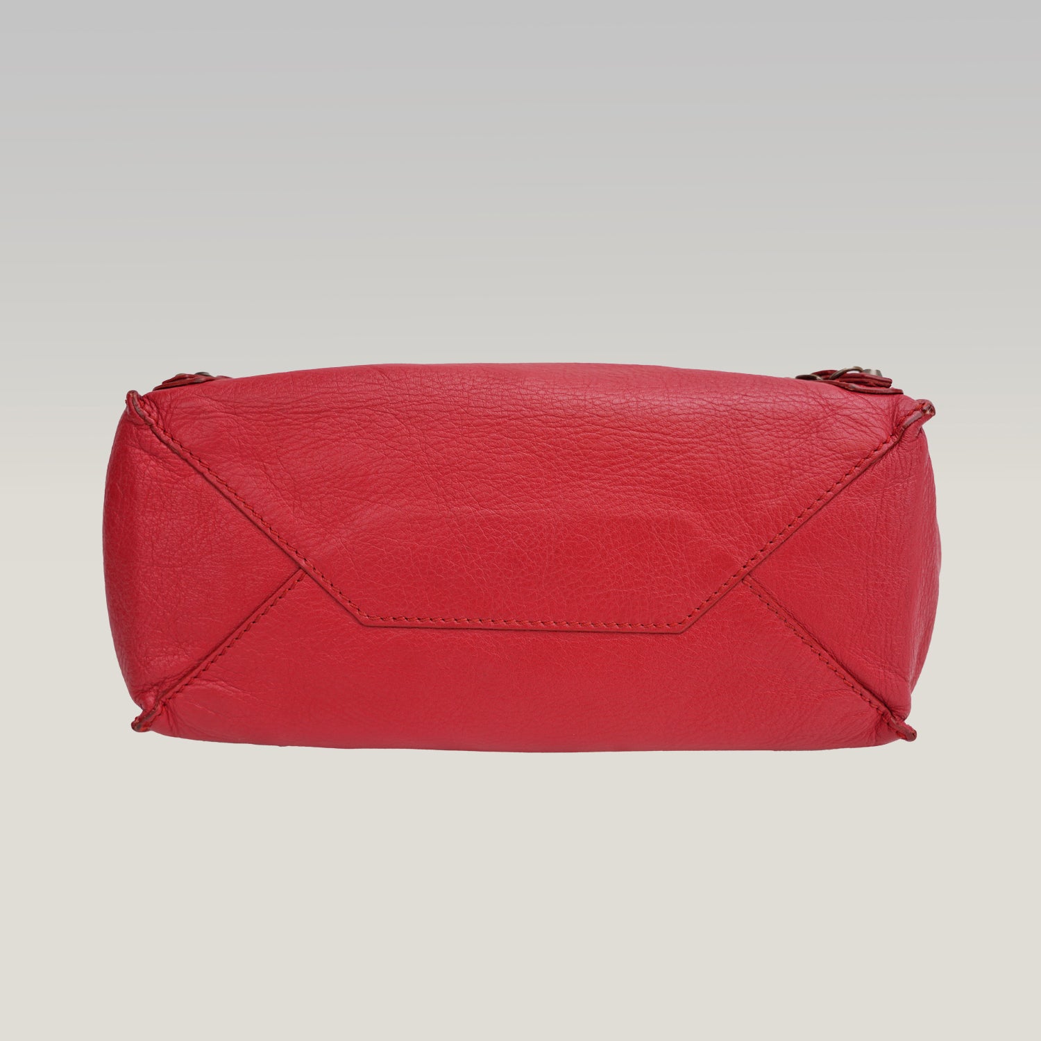 Balenciaga Borsa City in Pelle Rossa con Borchie Argento