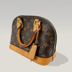 Louis Vuitton Alma Monogram Canvas with Leather Trim