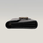 Gucci Dionysus Dollar Black Calfskin Chain Wallet