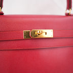 Hermès Kelly 35 red handbag 