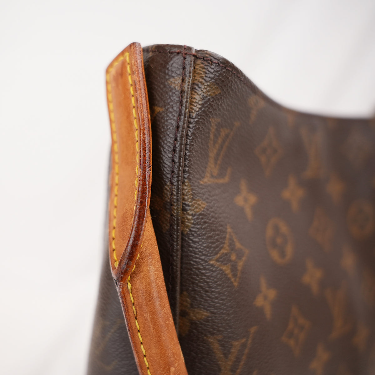 Louis Vuitton Looping GM Vintage in Tela Monogram Marrone e Pelle Vachetta