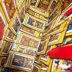 Christian Louboutin Cabata Small Tarot – Tote Bag in Vernice con Borchie