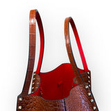 Christian Louboutin Cabarock Embossed Leather Tote