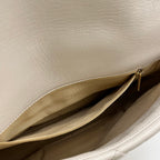 Chanel 19 Medium – Borsa a Spalla in Pelle di Agnello Trapuntata Bianca