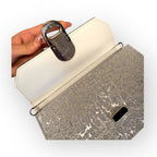 Christian Louboutin – Borsa a Mano in Vernice Glitterata