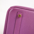 Hermès Birkin 30 Anemone in Pelle Epsom con Hardware Dorato