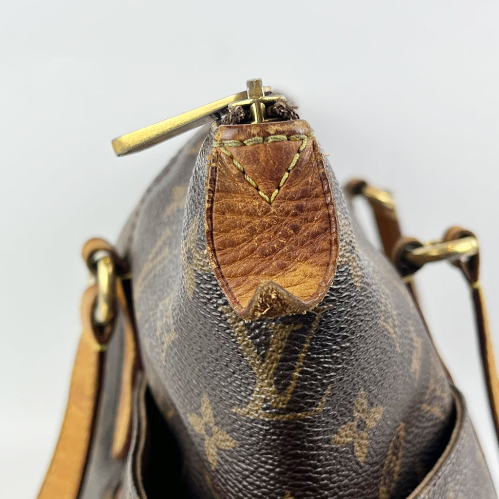 Louis Vuitton Totally MM Monogram Canvas Tote Capiente con Tasche Laterali