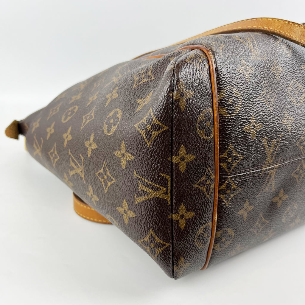 Louis Vuitton Totally MM Monogram Canvas Tote Capiente con Tasche Laterali