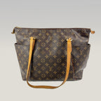 Louis Vuitton Totally MM Monogram Canvas Tote Capiente con Tasche Laterali