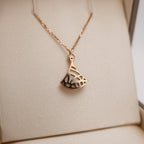 BVLGARI Collana ventaglio oro 18K madreperla – full set