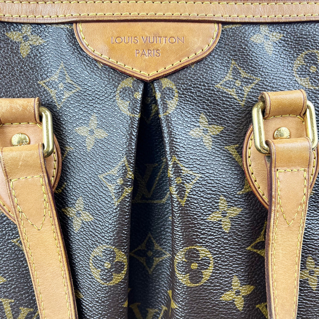 Louis Vuitton Palermo PM Monogram Canvas con Manici in Pelle