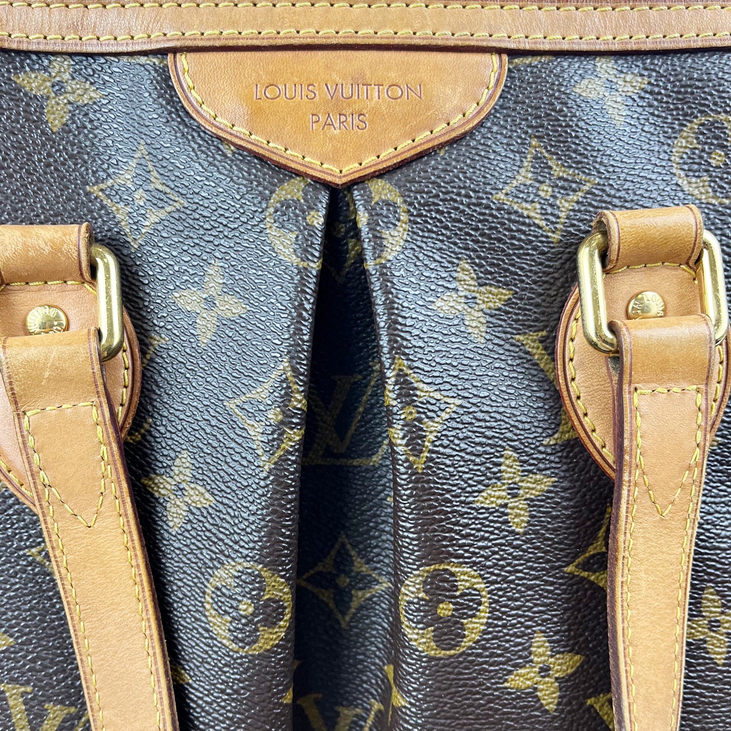 Louis Vuitton Palermo PM Monogram Canvas con Manici in Pelle