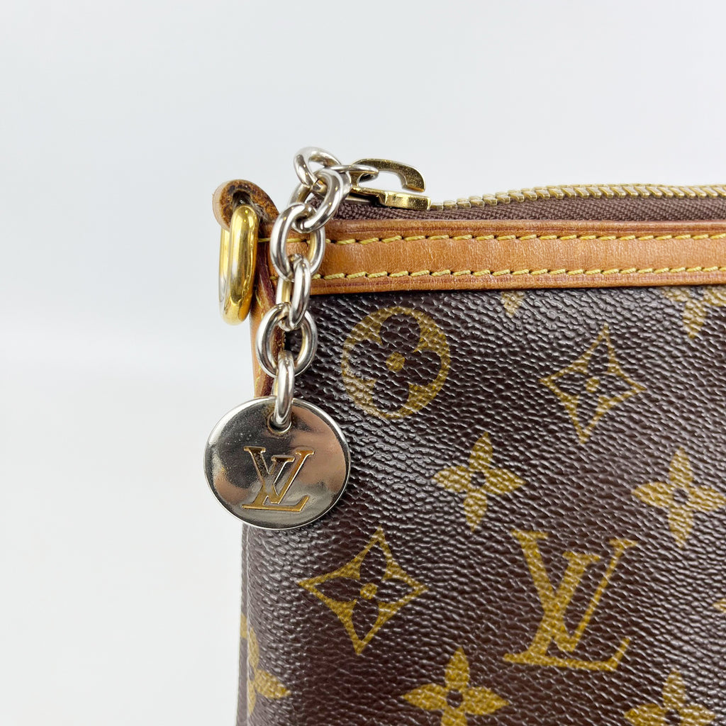 Louis Vuitton Palermo PM Monogram Canvas con Manici in Pelle
