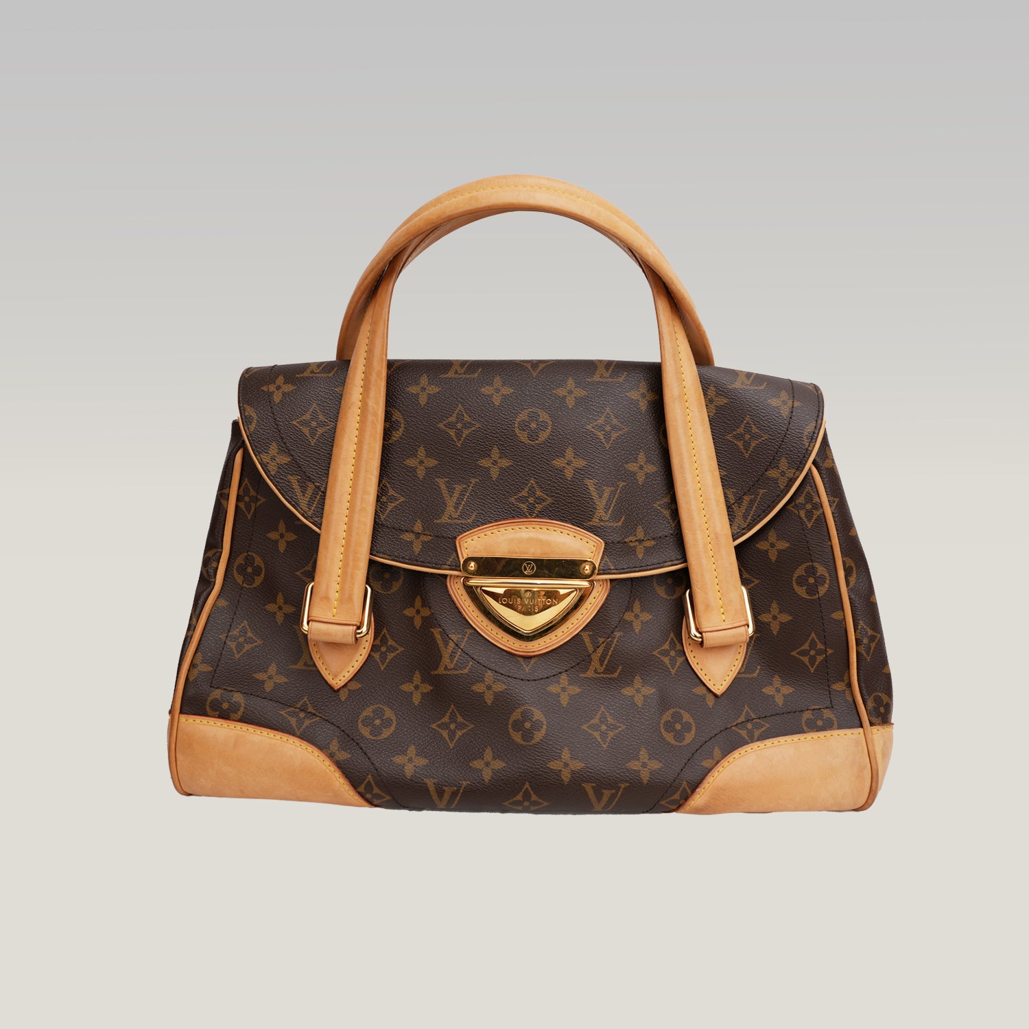 Louis Vuitton Beverly Monogram – Monogram Canvas Handbag with Leather Trim 