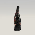 Chanel 31 in tela trapuntata floreale e pelle nera