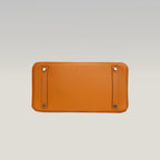 Hermès Birkin 35 color Gold con ferramenta argentata – borsa a mano