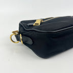 Prada Black Nylon Shoulder Bag Mini Bag with Leather Details