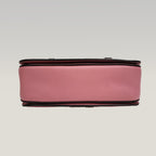 Miu Miu Pink Leather Shoulder Bag Crossbody Bag with Turn-Lock Closure