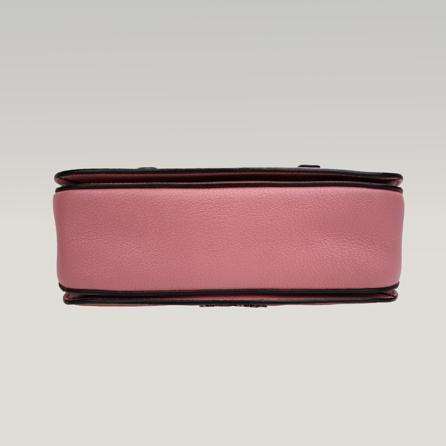 Miu Miu Pink Leather Shoulder Bag Crossbody Bag with Turn-Lock Closure