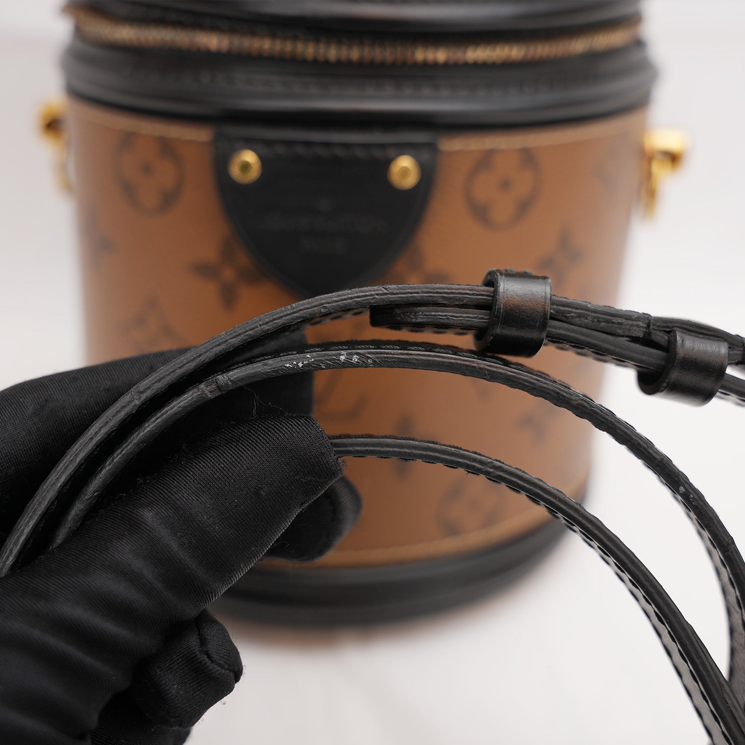 Louis Vuitton borsa a spalla modello secchiello