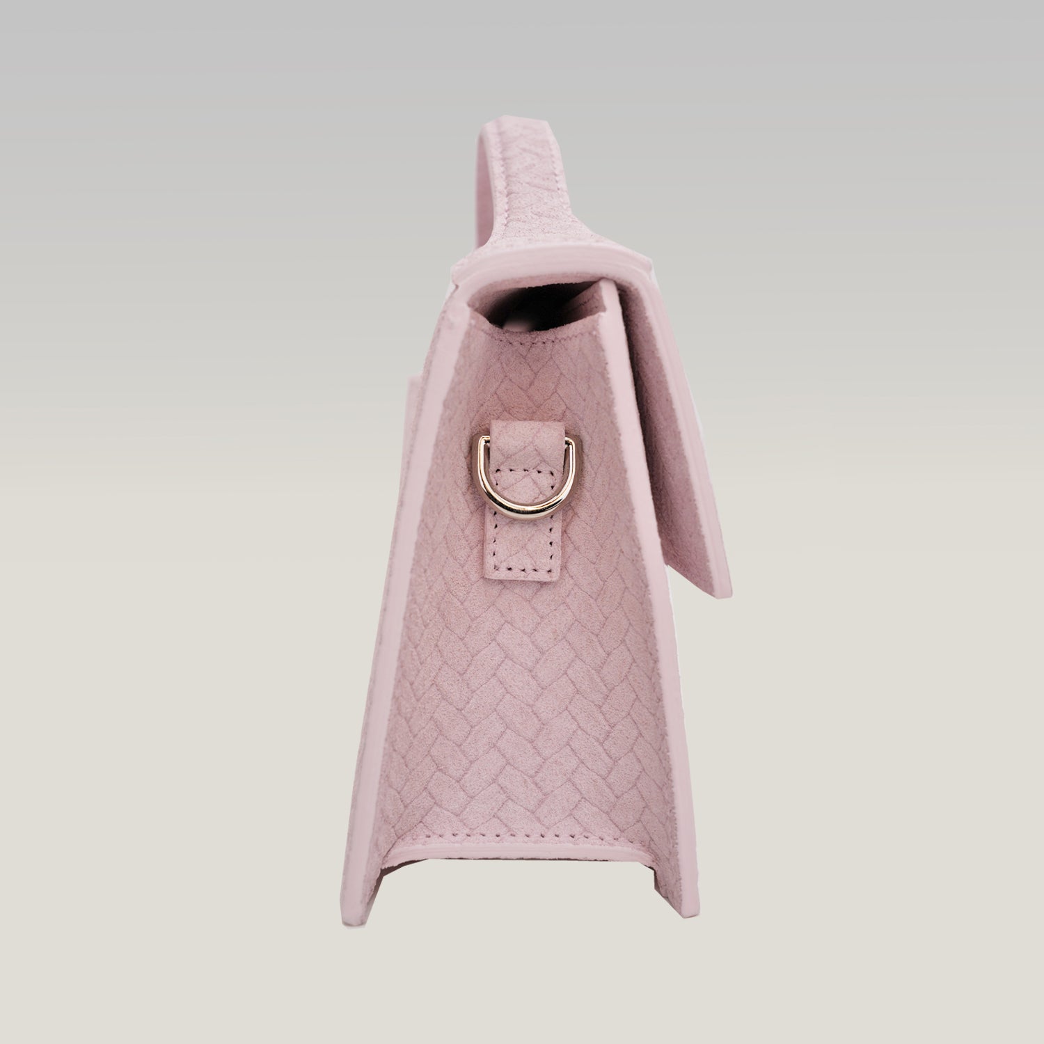 Jacquemus Le Grand Bambino Rosa in Pelle Goffrata Effetto Coccodrillo con Tracolla