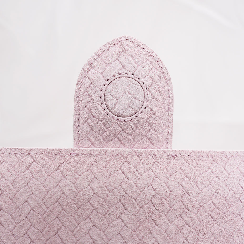 Jacquemus Le Grand Bambino Rosa in Pelle Goffrata Effetto Coccodrillo con Tracolla