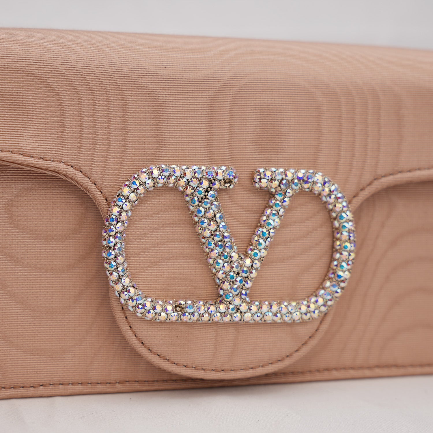 Valentino LOCÒ – borsa a mano / a spalla in pelle color rosa cannella