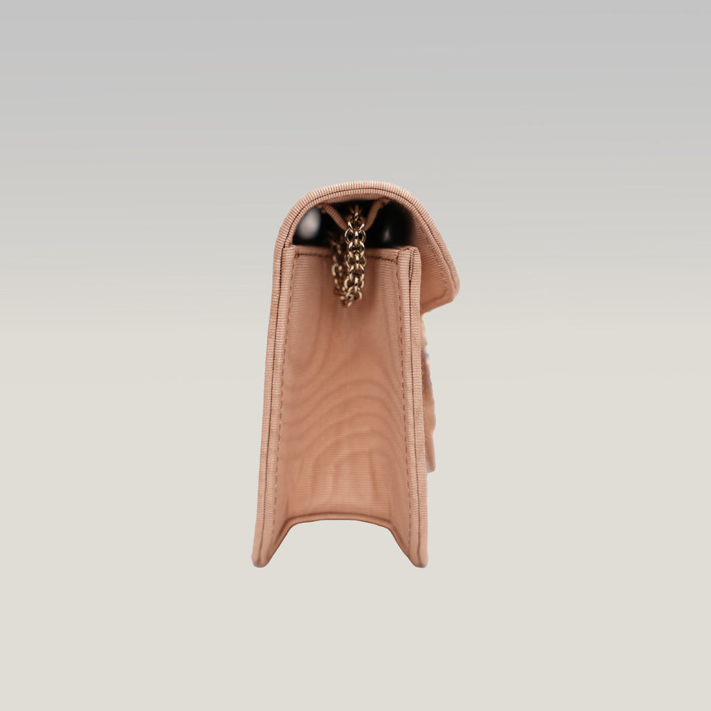 Valentino LOCÒ – borsa a mano / a spalla in pelle color rosa cannella