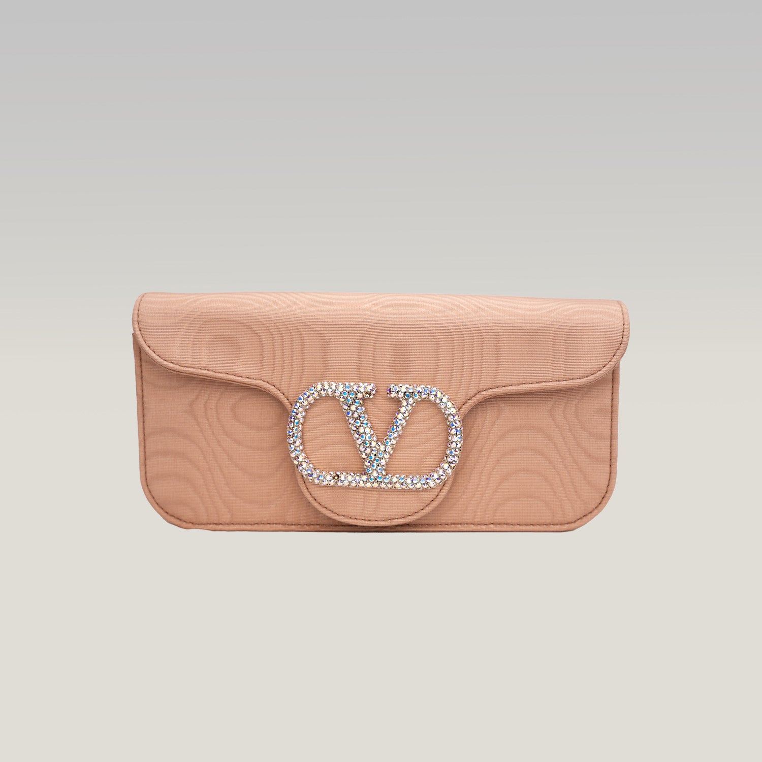 Valentino LOCÒ – borsa a mano / a spalla in pelle color rosa cannella